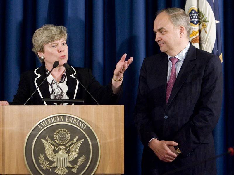 Anatoly Antonov (right) has returned to his duties as Russia's ambassador to the US.