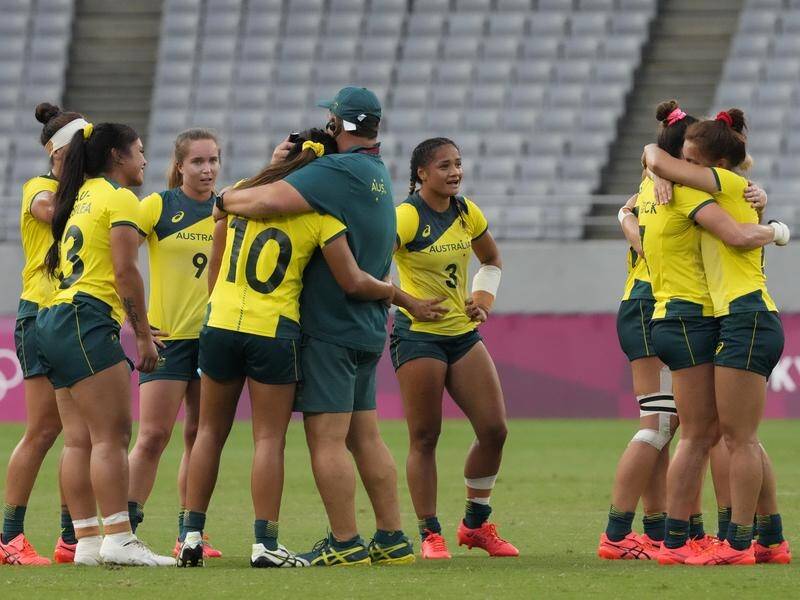 Australia have finished fifth in the women's rugby sevens event in Tokyo after defeating the USA.