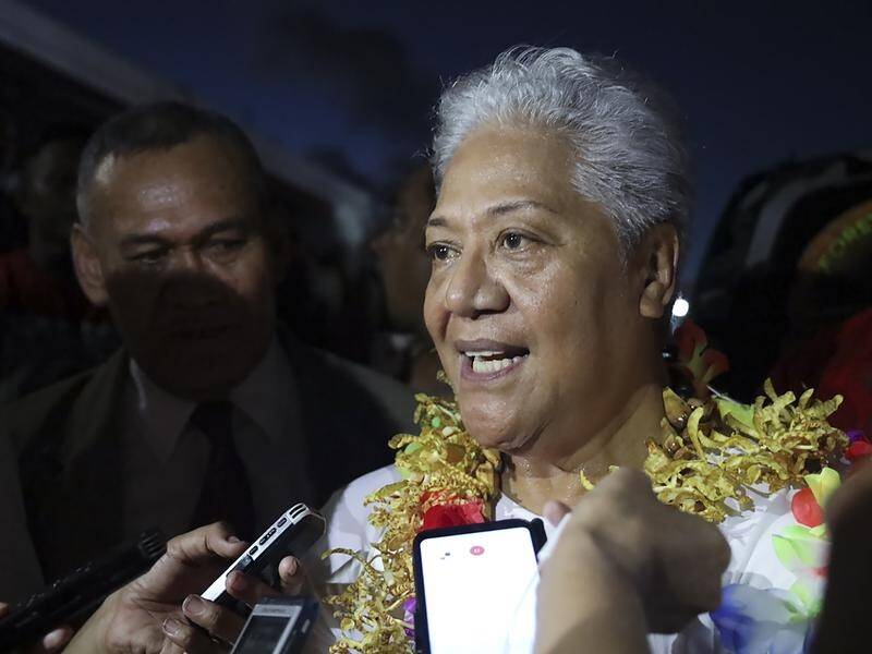 Samoa's first female leader, Fiame Naomi Mataafa, says her government will take office next week