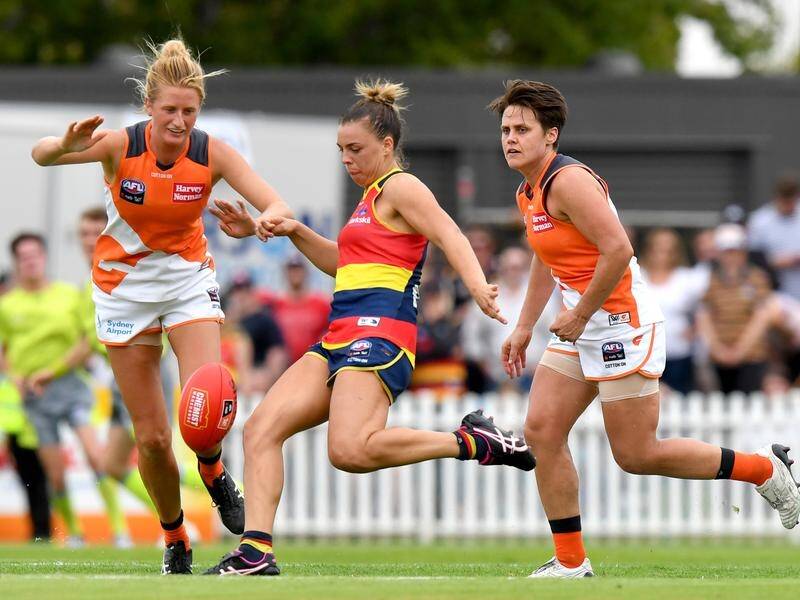 Ebony Marinoff has been referred straight to the AFLW Tribunal for her contact on GWS' Brid Stack.