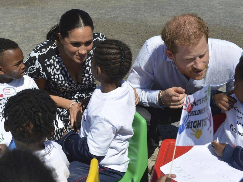 Prince Harry and Meghan have kicked off their first tour as a family in South Africa's Cape Town.