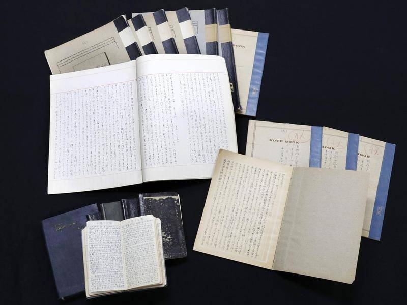 Journals and notebooks show Japan's Emperor Hirohito repeatedly felt sorry about World War II.