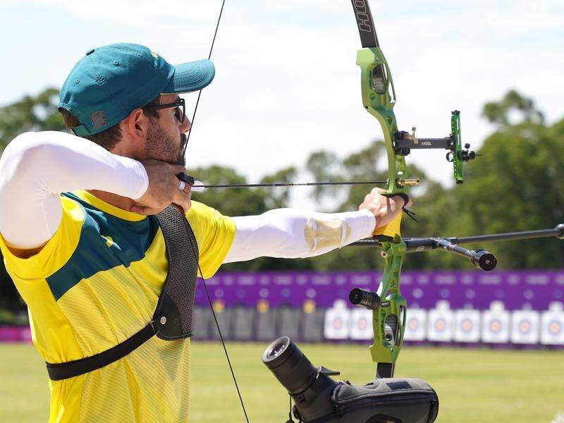 Taylor Worth is out of the men's Olympic archery competition at the expense of Turkey's Mete Gazoz.