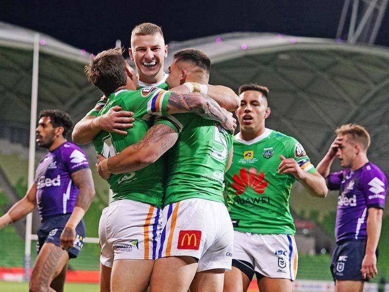 The Raiders are hoping to defeat Melbourne for the fourth time in under 12 months this weekend.