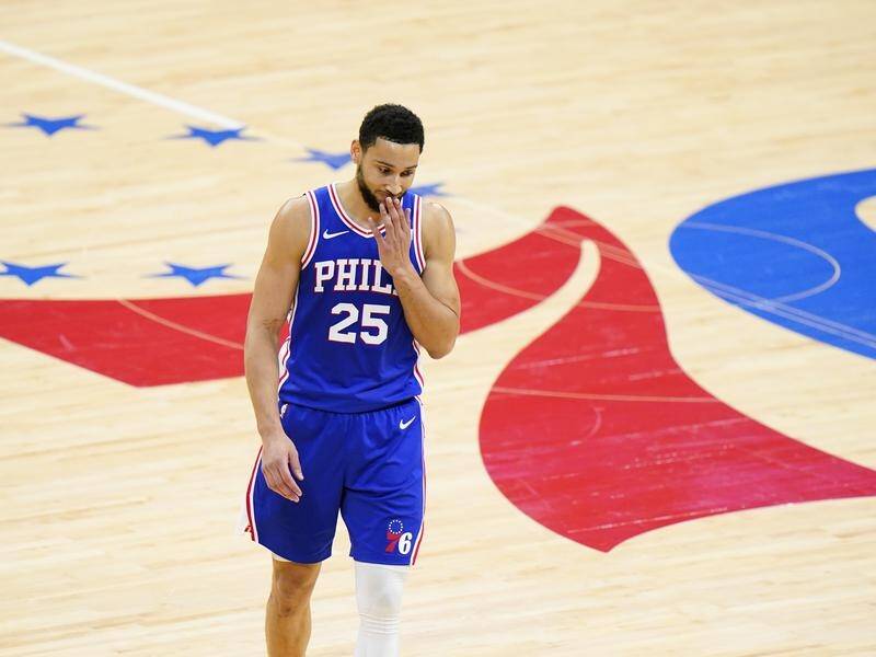 Philadelphia 76ers' Ben Simmons is yet to confirm if he will play at the Olympics for Australia.