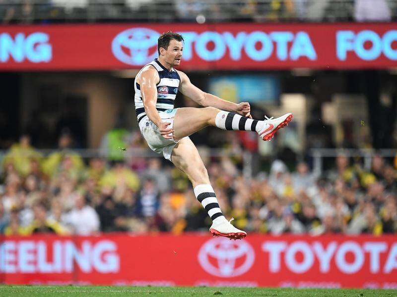 Patrick Dangerfield moved well as Geelong and Collingwood ran through the gears in an AFL warm-up.