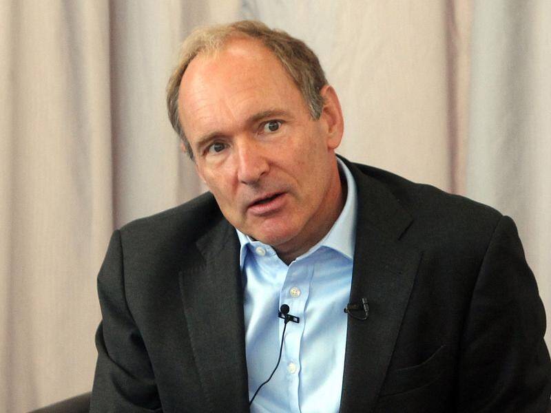 Sir Tim Berners-Lee, the inventor of the world wide web, which is now 30 years old.
