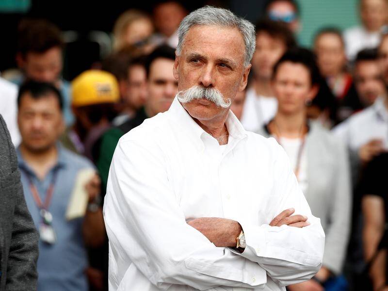 F1 CEO Chase Carey, pictured at the Australian GP, is to take a pay cut