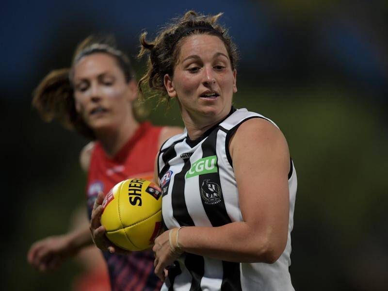 Richmond recruitment manager Lauren Tesoriero has selected herself in the AFLW draft.