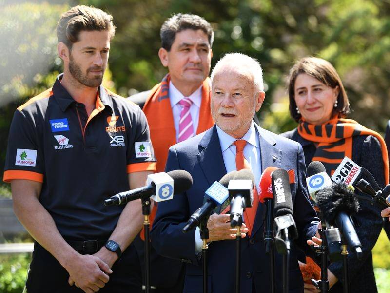 Tony Shepherd will serve another three-year term as chairman of AFL club Greater Western Sydney.