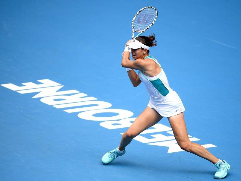 Aussie Ajla Tomljanovic has gone down swinging at the Australian Open.