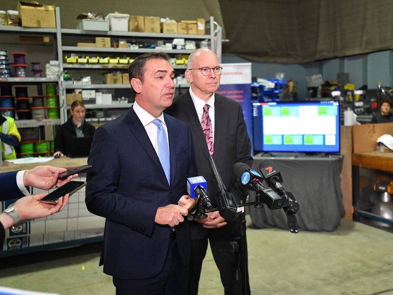 SA Premier Steven Marshall and industry minister David Pisoni have announced more apprenticeships.