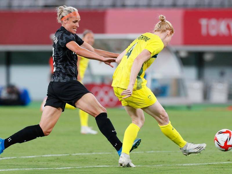 The Matildas have made a winning start to their Olympics campaign in a 2-1 win over New Zealand.