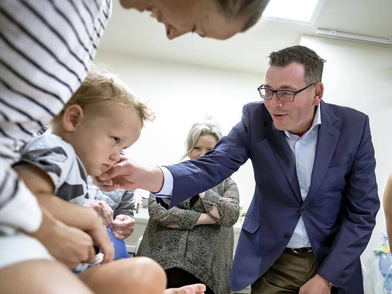Victorian Premier Daniel Andrews has announced funding for hospitals and free flu shots.