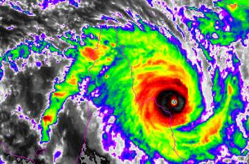 Cyclone Ita captured by NOAA. Photo: Supplied