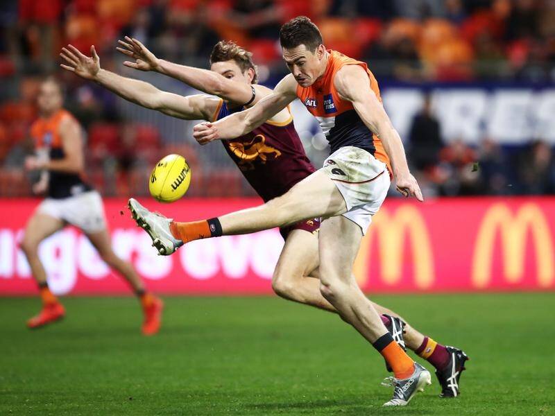 Jeremy Cameron has kicked 375 goals in 146 games for the Giants.