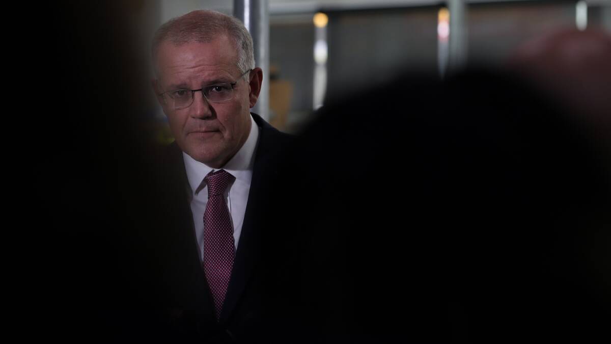 Prime Minister Scott Morrison is campaigning in Melbourne as the campaign enters its final stretch. Picture: Simone De Peak 