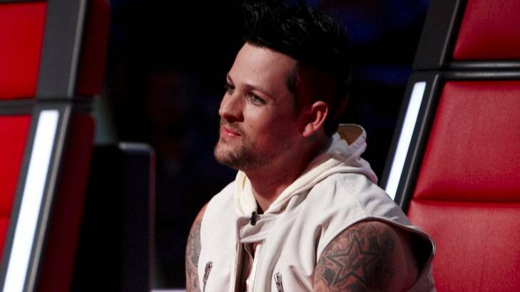 Still in the chair ... Joel Madden on <i>The Voice</i>