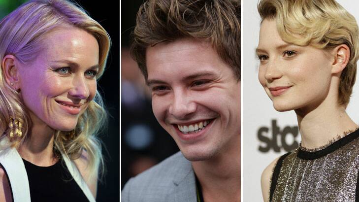 Out in force ... Naomi Watts, Xavier Samuel and Mia Wasikowska just some of the local stars featuring.
