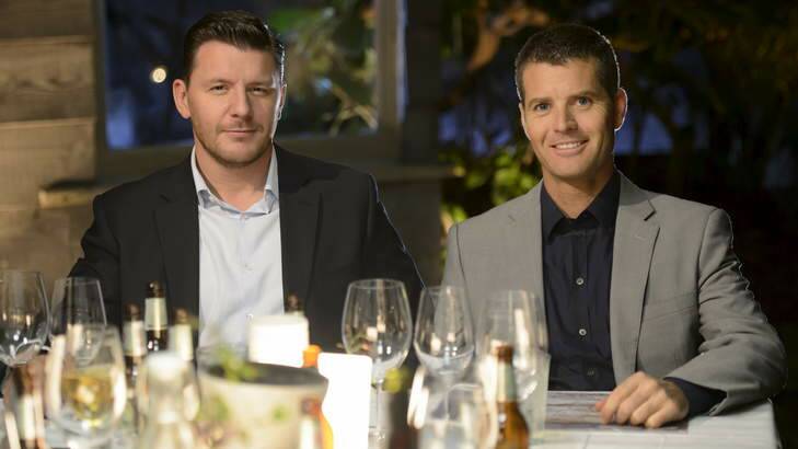 Serving it up again: Manu Feildel (left) and Pete Evans, hosts of <i>My Kitchen Rules</i>.